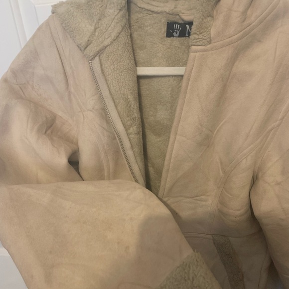 Sherpa Trimmed Coat - Picture 2 of 2